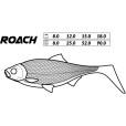 Guma Mikado MFT Roach 15cm / Bream - 2szt
