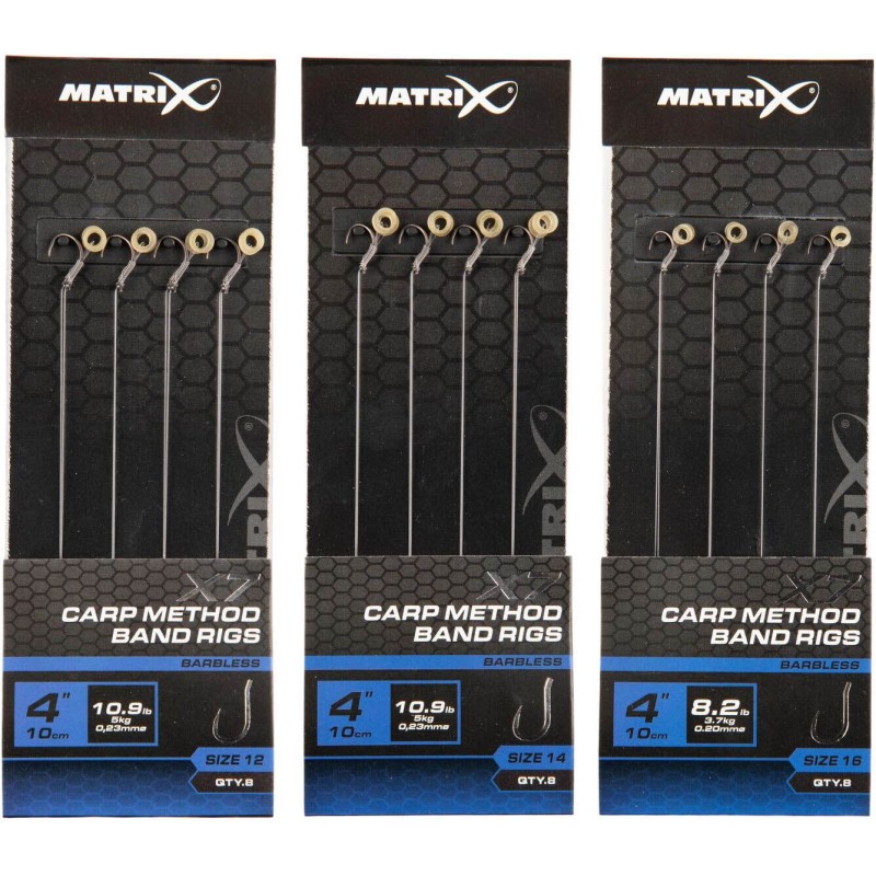 Przypony Matrix X7 Carp Method 10cm Band Rigs - 14