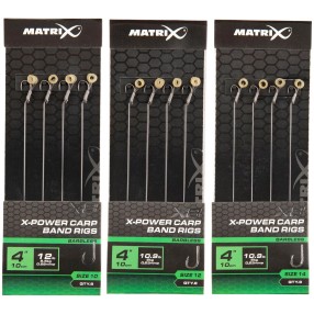 Przypony Matrix X8 X-Power Carp 10cm Band Rigs - 12
