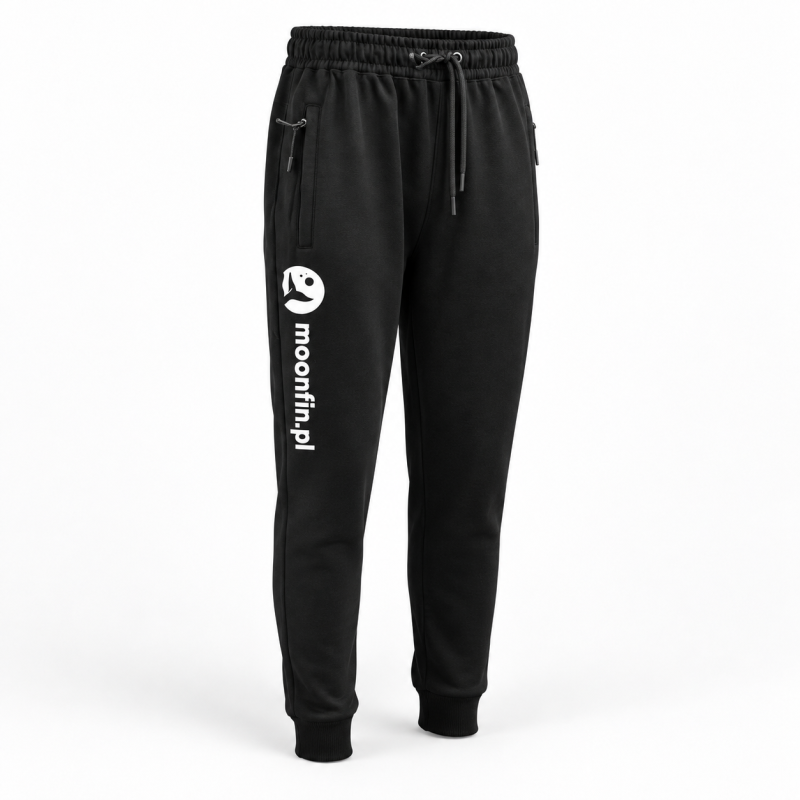 Spodnie Dresowe Moonfin Refree Lite Czarne - XL
