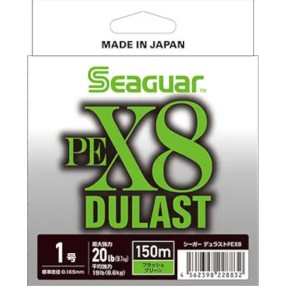 Plecionka Seaguar Dulast PEX8 Flash Green 150m 0,185mm