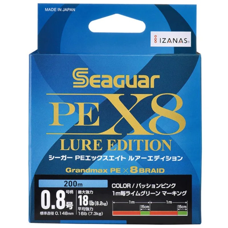 Plecionka Seaguar PE X8 Lure Edition 150m 0,185mm
