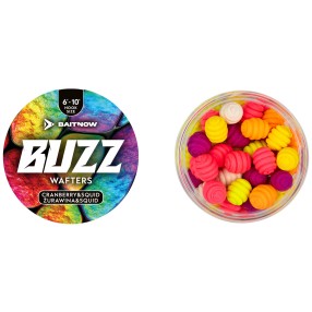 Wafters BaitNow Method Feeder Buzz Cranberry & Squid Hook 6-10mm 12g