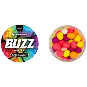 Wafters BaitNow Method Feeder Buzz Strawberry Fish Hook 6-10mm 12g