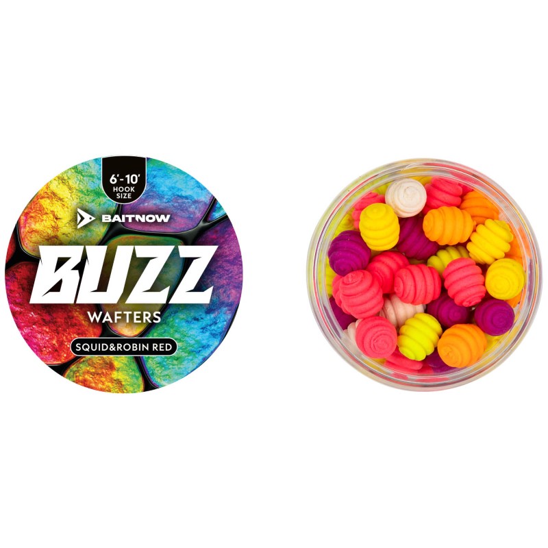 Wafters BaitNow Method Feeder Buzz Squid & Robin Red Hook 6-10mm 12g