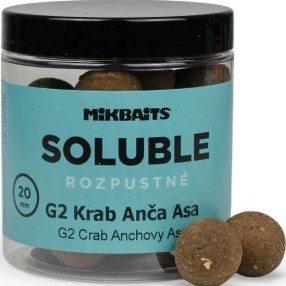Kulki Mikbaits Soluble 250ml - G2 Crab Anchovy Asa 20mm
