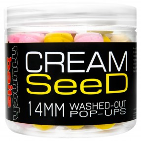 Kulki Munch Baits Washed Pop Ups Cream seed 14mm  