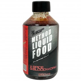 Liquid Food Method Mania 250ml - Hot Spice Bloodworm