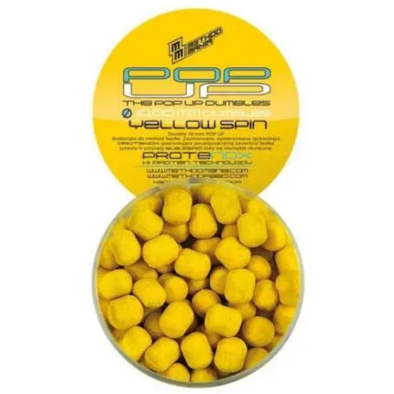 Dumbells Method Mania Pop-Up 10mm - Yellow Spin