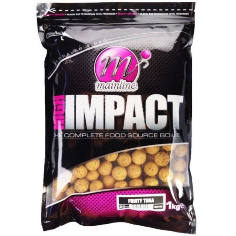 Kulki Mainline High Impact Boilies Fruity Tuna 20mm 1kg