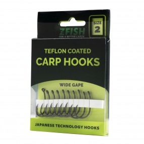 carp hooks curve short size 6