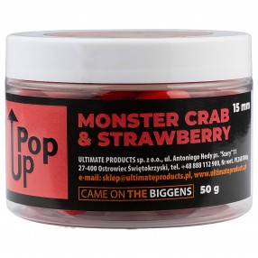 Kulki Ultimate Products Monster Crab Strawberry Pop-ups 15mm