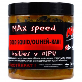 Kulki Haczykowe Max Carp W Dipie Gold Squid 16mm 250ml