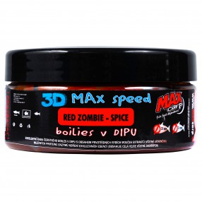 Kulki Haczykowe Max Carp W Dipie 3D Red Zombie-Spice 24mm 250ml