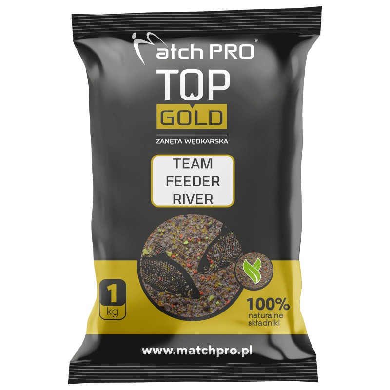 Zanęta MatchPro Top Gold Team Feeder River 1kg