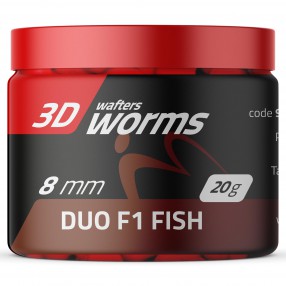 Wafters MatchPro Top Worms Wafters Duo F1 Fish 8mm
