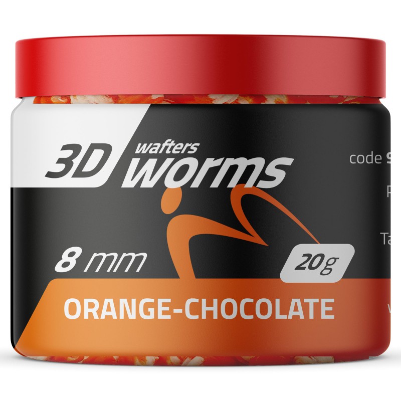 Wafters MatchPro Top Worms Wafters Duo Orange- Chocolate 8mm