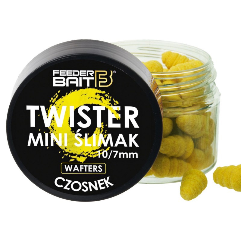 Wafters Feeder Bait Twister Mini Ślimak 10/7mm - Czosnek