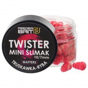 Wafters Feeder Bait Twister Mini Ślimak 10/7mm - Truskawka i Ryba