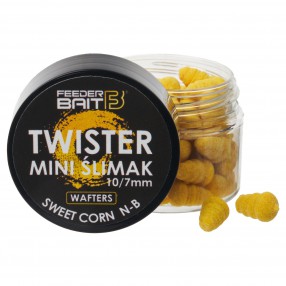 Wafters Feeder Bait Twister Mini Ślimak 10/7mm - Sweetcorn i Kwas Masłowy
