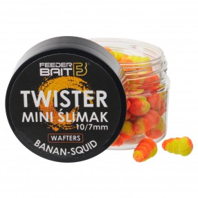 Wafters Feeder Bait Twister Mini Ślimak 10/7mm - Banan/Sqiud