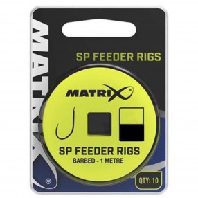 Przypony Matrix SP Feeder Rigs Barbed 1m - 10