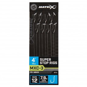Przypony Matrix MXC-3 Super Stop Rigs 4" 10cm - 12