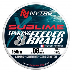 Plecionka Nytro Sublime X8 Sinking Feeder Braid 0,08
