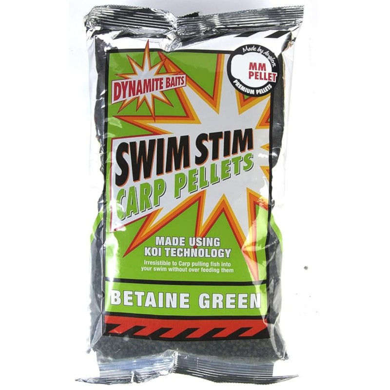 Pellet Dynamite Baits Swim Stim Betaine Green 8mm 900g