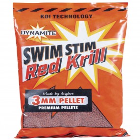 Pellet Dynamite Baits Swim Stim Red Krill 3mm 900g