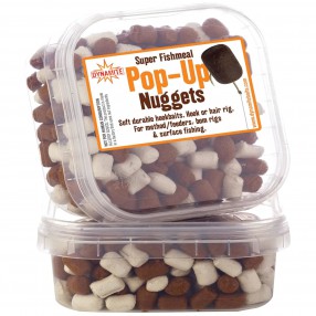 Dumbells Dynamite Baits Pop Up Nuggets White Brown