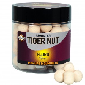 Kulki Dynamite Baits Fluro Pop-Ups & Dumbells Tiger Nut 15mm