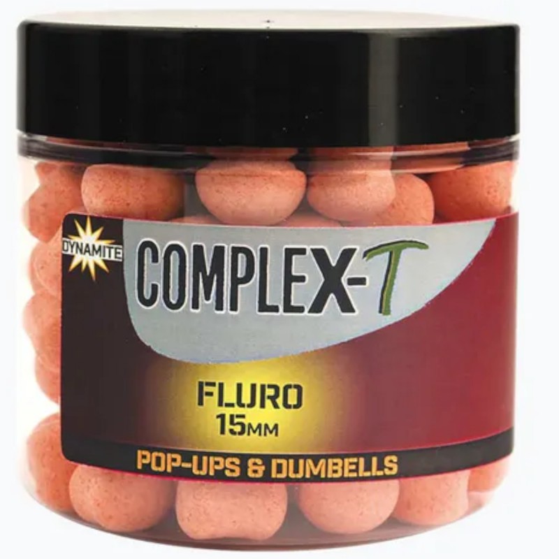 Dumbells Dynamite Baits Complex-T Fluro Pop Ups 10mm