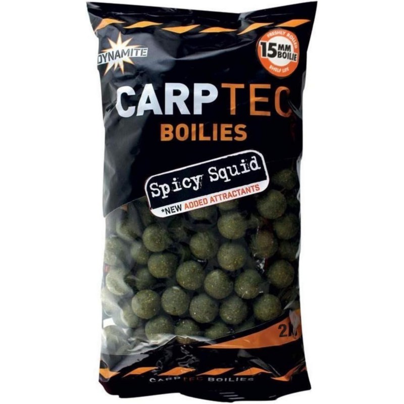 Kulki Dynamite Baits Carp Tec Spicy Squid 15mm 2kg