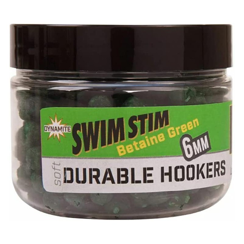 Pellet Dynamite Baits Swim Stim Durable Hookers Green Betaine 6mm