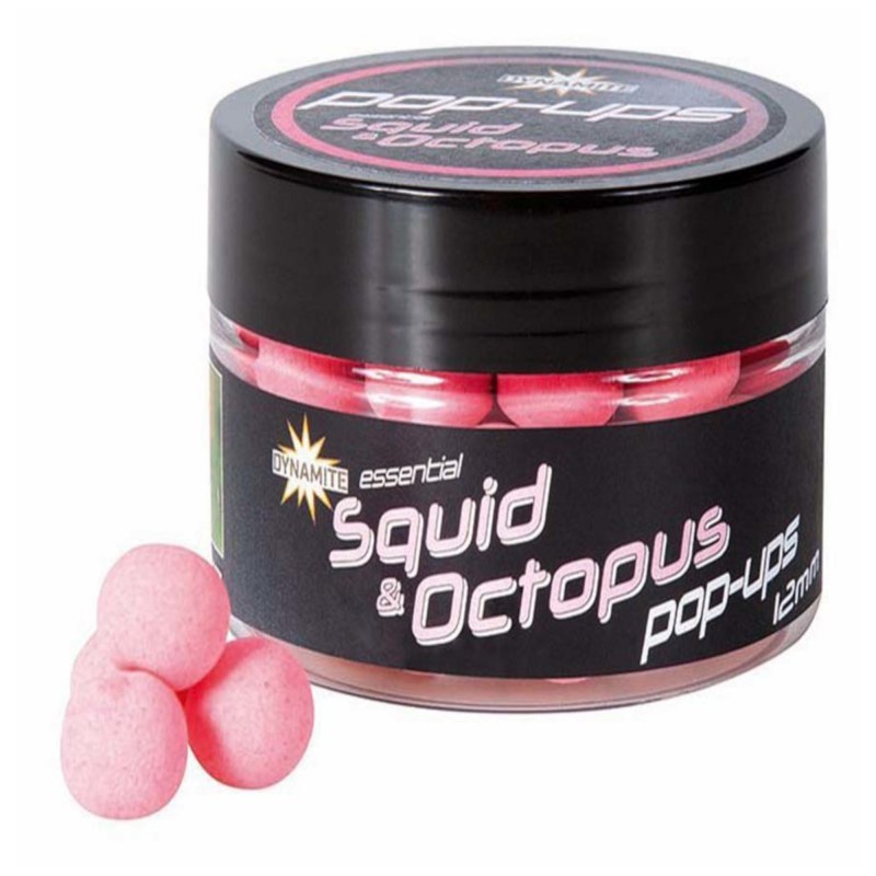 Kulki Dynamite Baits Fluro Pop Ups Squid & Octopus 12mm