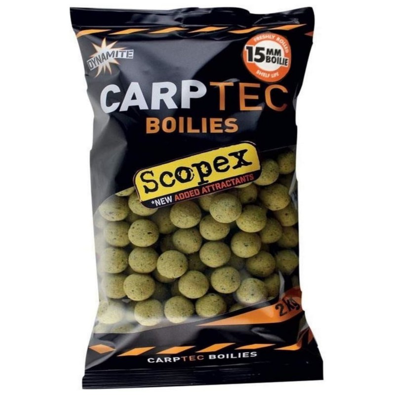 Kulki Dynamite Baits Boilies Carp Tec Scopex 15 mm 2kg