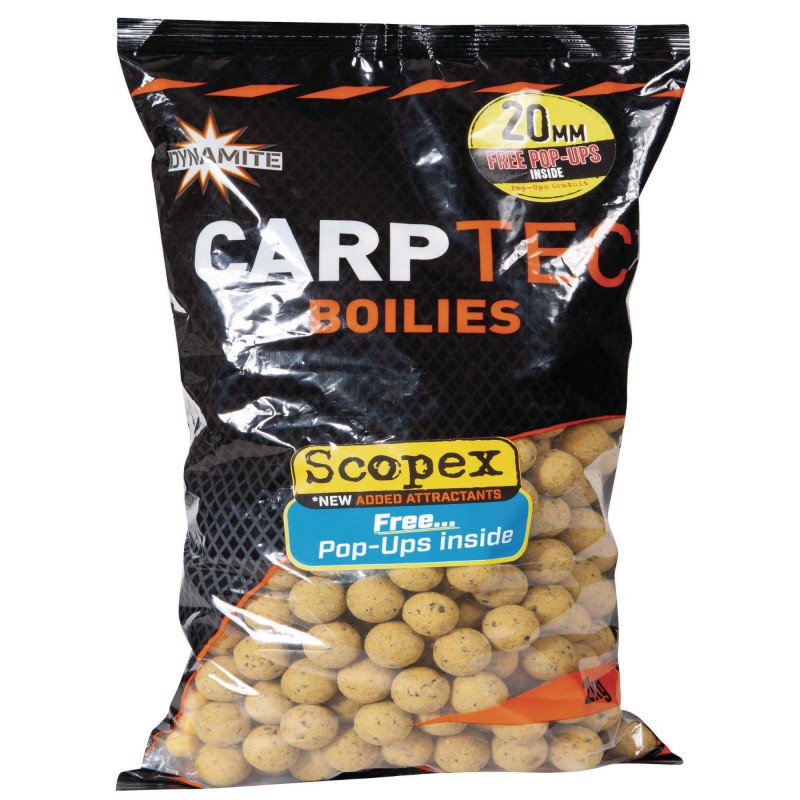 Kulki zanętowe Dynamite Baits Carp Tec Scopex Boilies 20mm 2kg