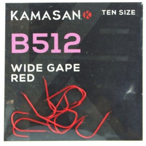 Haczyki Kamasan Spade Red B512 nr 12