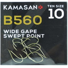 Haczyki Kamasan B560 Barbed Spade nr 10