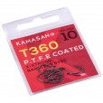 Haczyki Kamasan T360 Eyed X-Strong PTFE nr 10