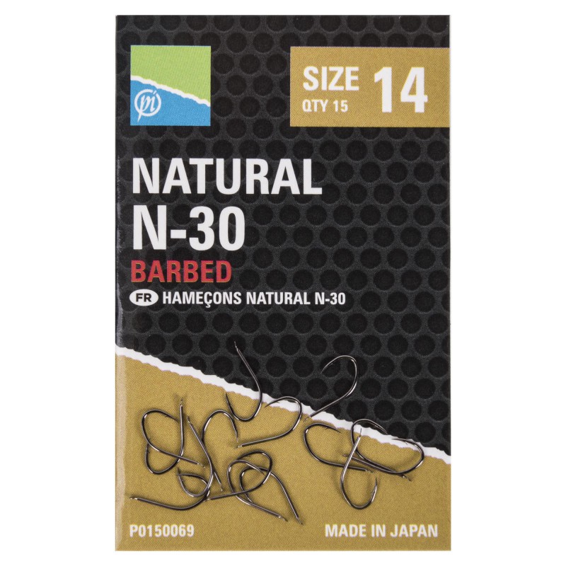 Haczyki Preston Natural N-30 Hooks - 16