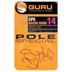 Haczyki Guru GPS Micro Barb Spade End Pole Special - 22