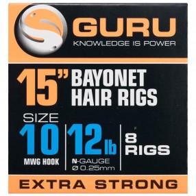 Przypony Guru Ready Rigs With Bayonet 38cm 0.25mm - 10