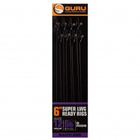 Przypony Guru Super LWG Banded Ready Rigs 15cm 0.15mm - 14