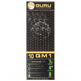 Przypony Guru QM1 Standard Hair Rigs 10cm 0.22mm – 10