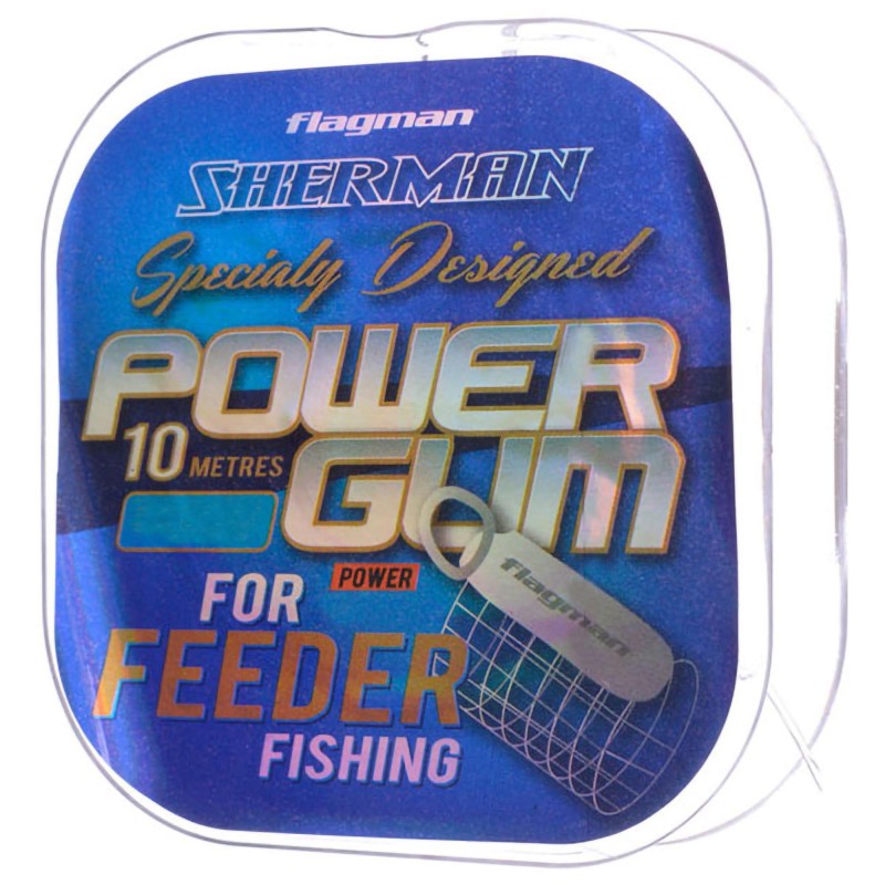 Amortyzator Flagman Sherman Feeder Gum 10m - 0.80mm