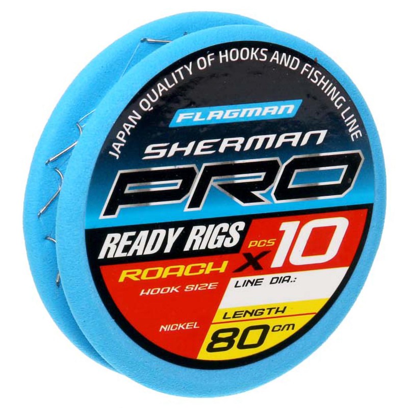 Przypony Flagman Sherman Pro Roach 80cm 0.105mm - 16