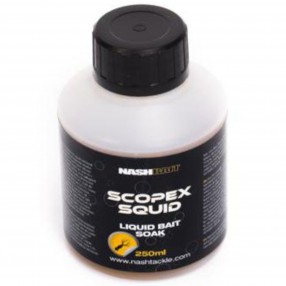 Liquid Nash Scopex Squid Bait Soak 250ml