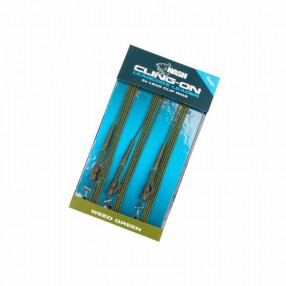 Zestaw Nash Cling-on Leadcore Lead Clip Leaders Weed
